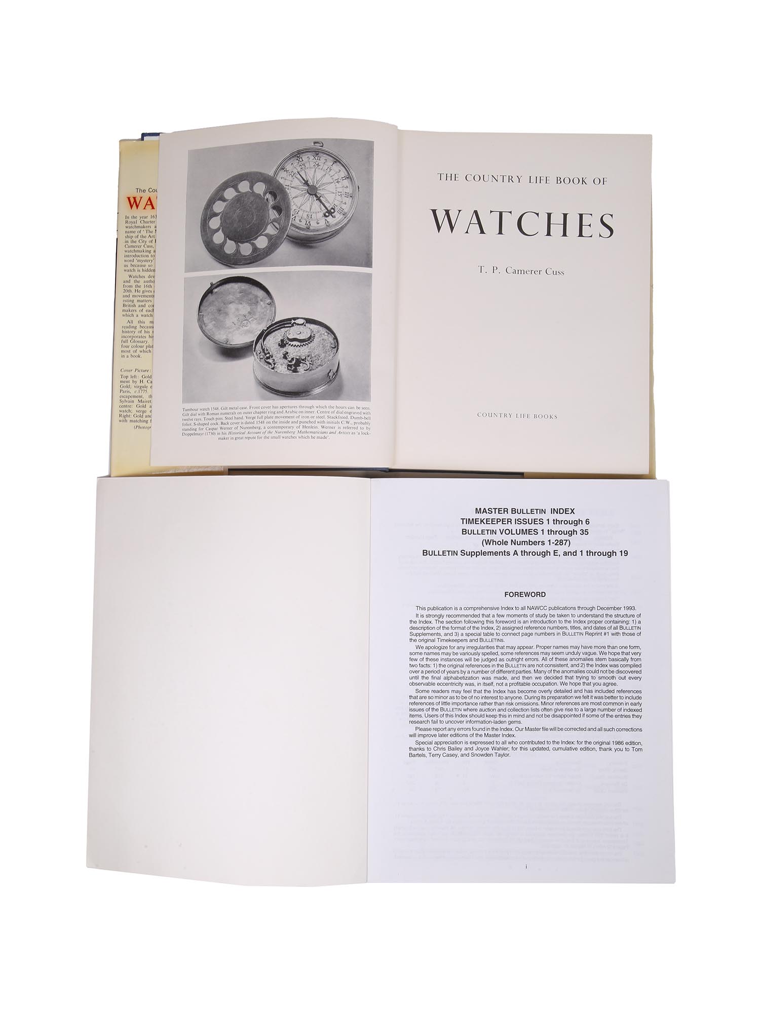 FIVE VINTAGE BOOKS ON WATCHMAKING AND COLLECTING PIC-4